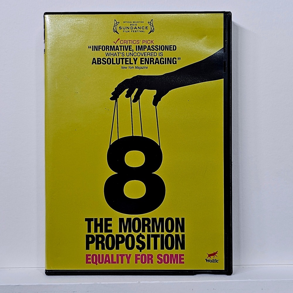 8 The Mormon Proposition DVD Documentary 2010 Dustin Lance Black‎ Wolfe Video R